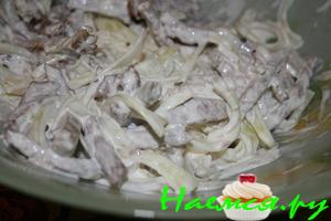 Салат "Мясо по-русски"