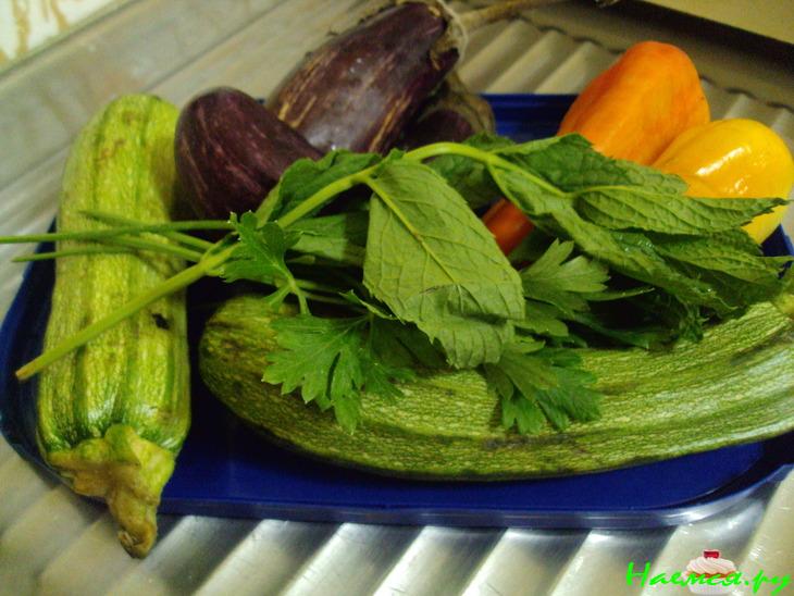 Овощные башенки