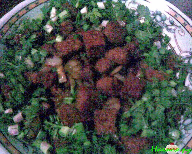 Теплый крестьянский салат Теплый крестьянский салат