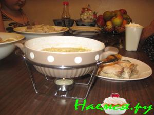 Фондю под названием «Рокфор»