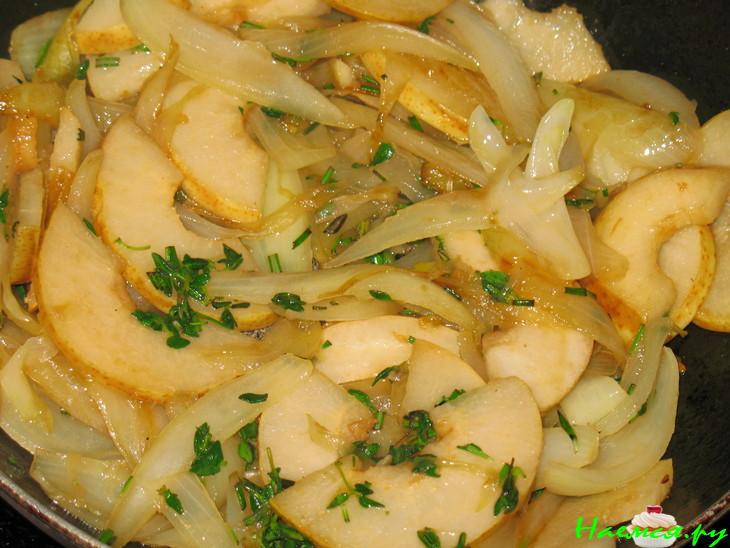 Груша с луком в красном вине Груша с луком в красном вине