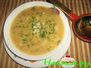 Гороховая похлёбка, постная