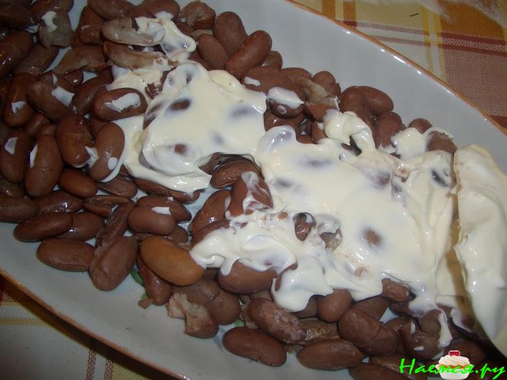 Сельдь с фасолью