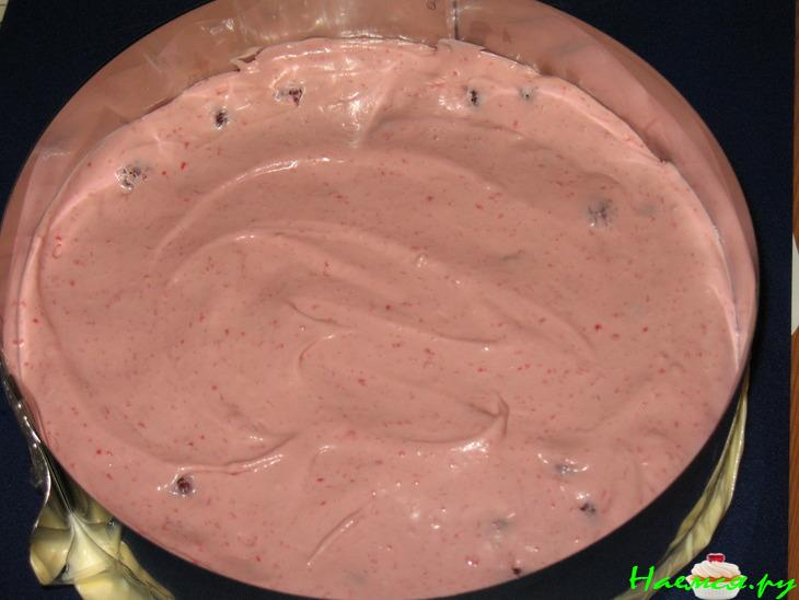 Торт с малиной и глазированными апельсинами &laquo;Солнышко для Иришки&raquo;