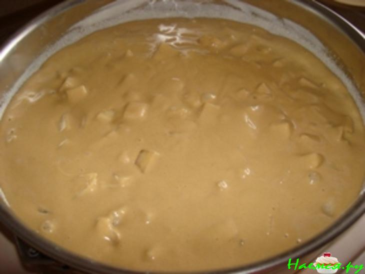 Кофейный пирог с грушей