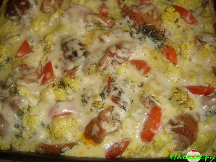 Запеченная цветная капуста