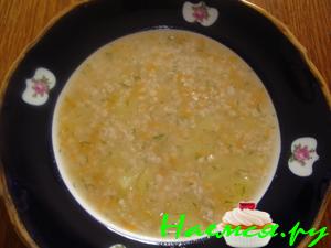 Суп геркулесовый