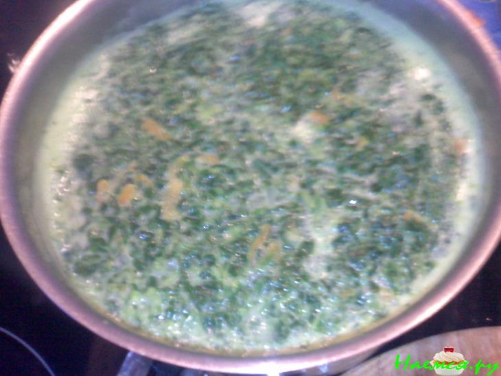 Суп из шпината для любителей здорового питания