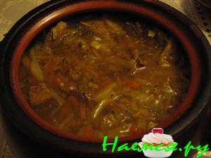 Щи в горшочке