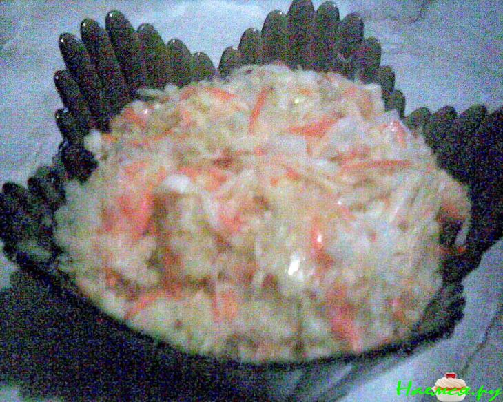 Салат из кольраби, моркови и яблок