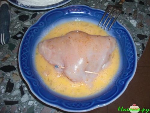 Курочка с баклажаном