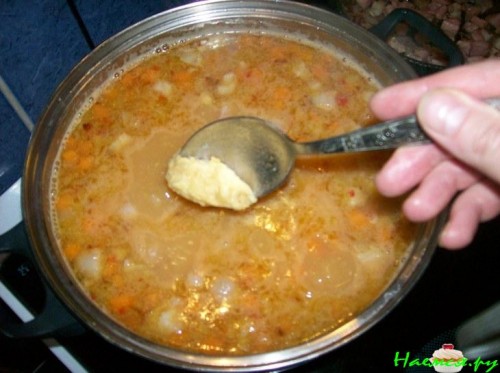 "Двойной" гороховый суп