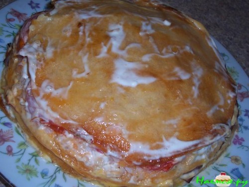 Закусочный пирог из лаваша