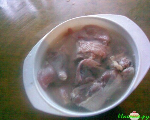 Курица со штруделями