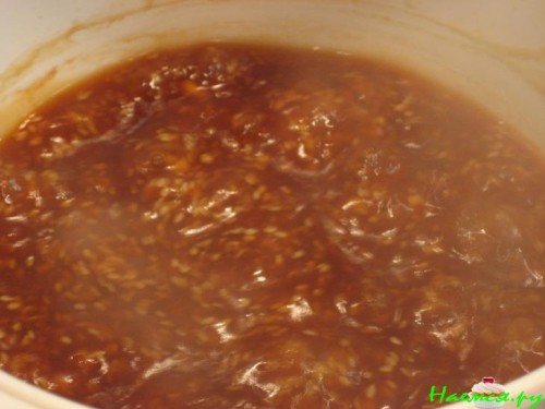 Курица в кунжуте