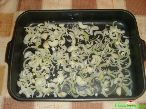 Мясо по-французски с картофелем