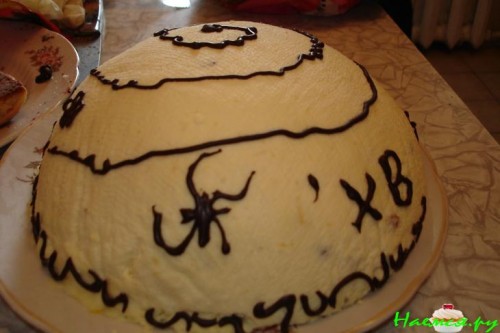 Пасха творожная с ванилью, изюмом и цукатами