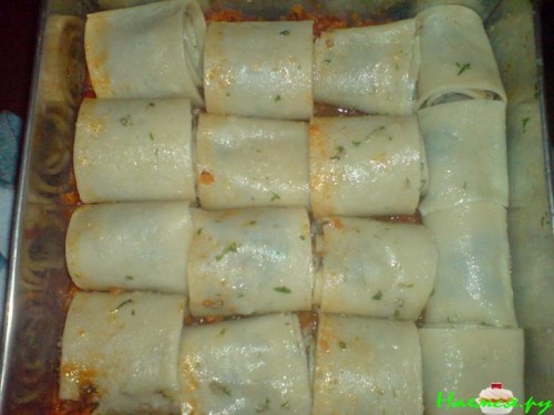 Лазанья-роллы