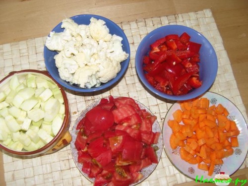 Овощное рагу без мяса