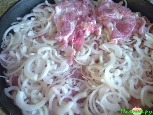 Свининка с прослойкой из лука