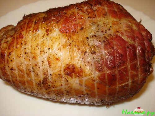 Мясной рулет с черносливом