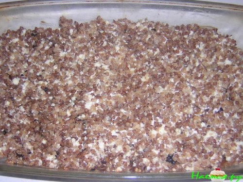 Гречневая каша с курагой