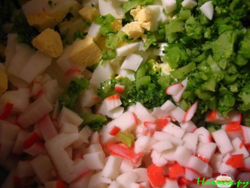 Салат с брокколи