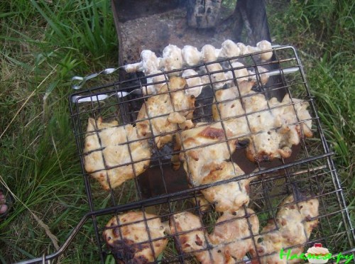 Шашлык из страуса