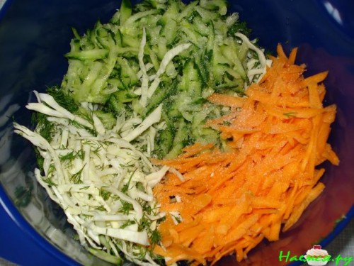 Салат "Капустник" быстрый и вкусный