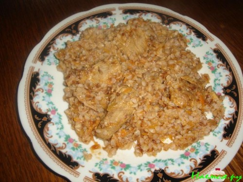 Гречневая кашка с мясом