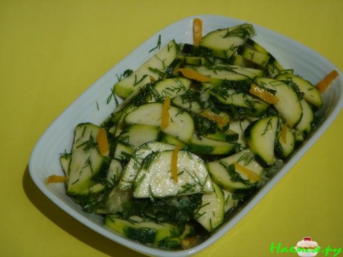 Салат из цукини