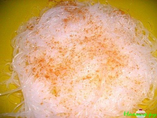 Рисовая лапша по-корейски