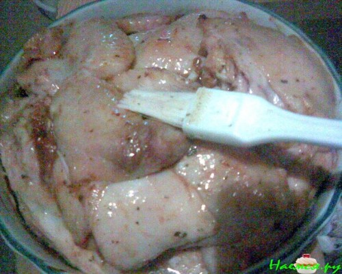 Курица в ткемали