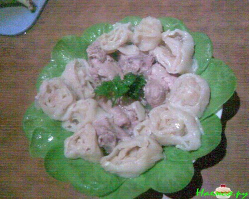 Курица со штруделями