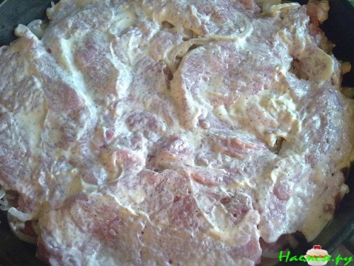 Свининка с прослойкой из лука