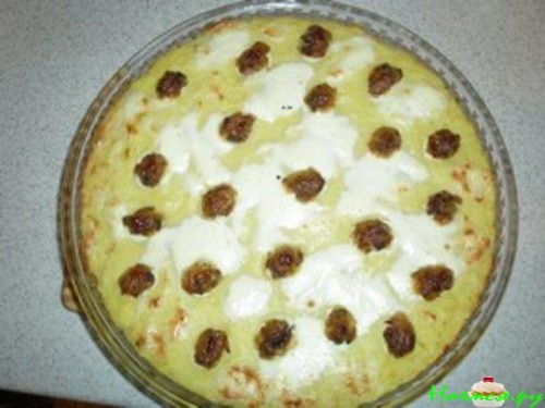 Картофельная запеканка &laquo;Перепелиное гнездо&raquo;