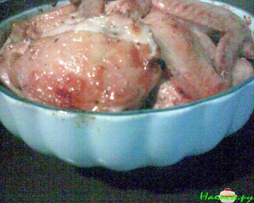 Курица в ткемали