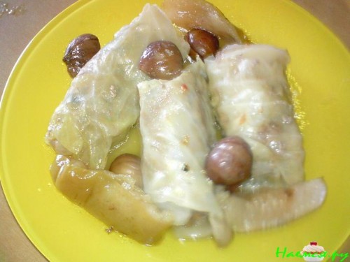 Келем долмасы или голубцы по азербайджански