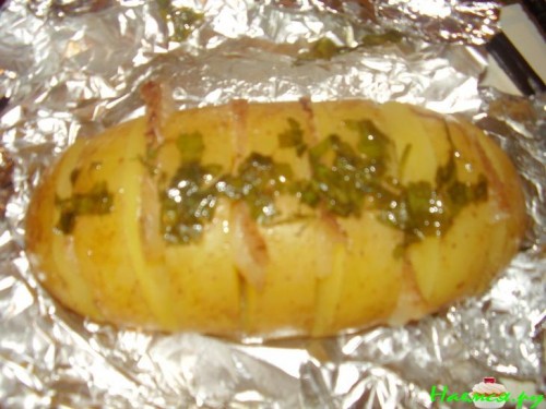 Картофель с салом