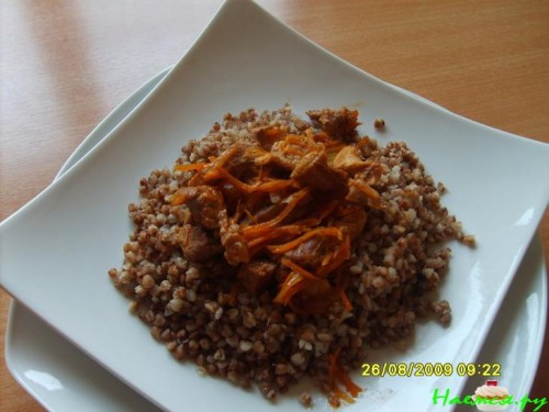 Гречневая каша с мясом