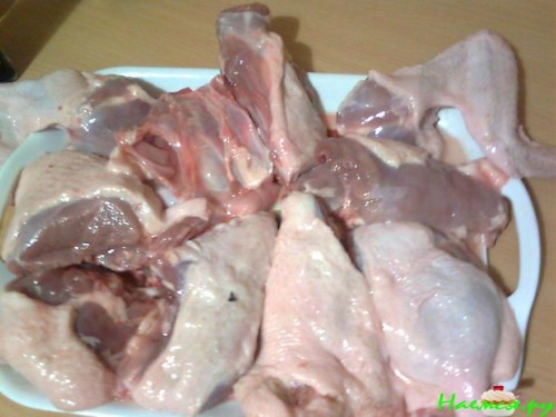 Утка с айвой