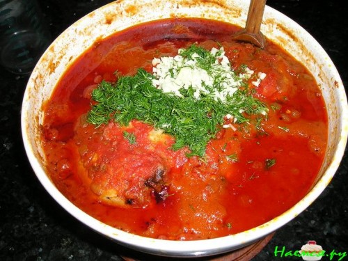 Чахохбили из кур 