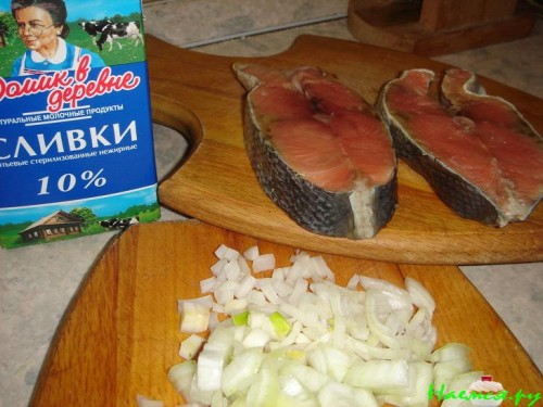 Тальятелле с лососем по-домашнему