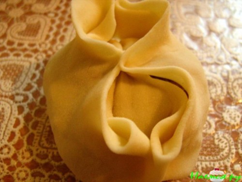 Вариант лепки мантов