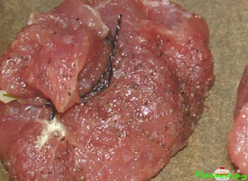 Мясные мешочки с начинкой