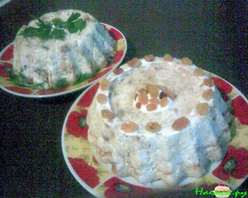 Творожнорисовая запеканка (2 варианта)