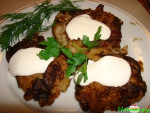 Яблочно - картофельные котлеты "Эдем"