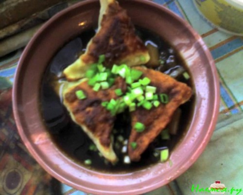 Грибной суп с &laquo;ушками&raquo;