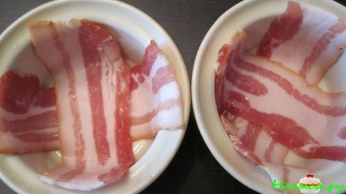 Картошечка запеченая в сметанном соусе с беконом