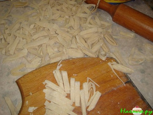 Тальятелле с лососем по-домашнему